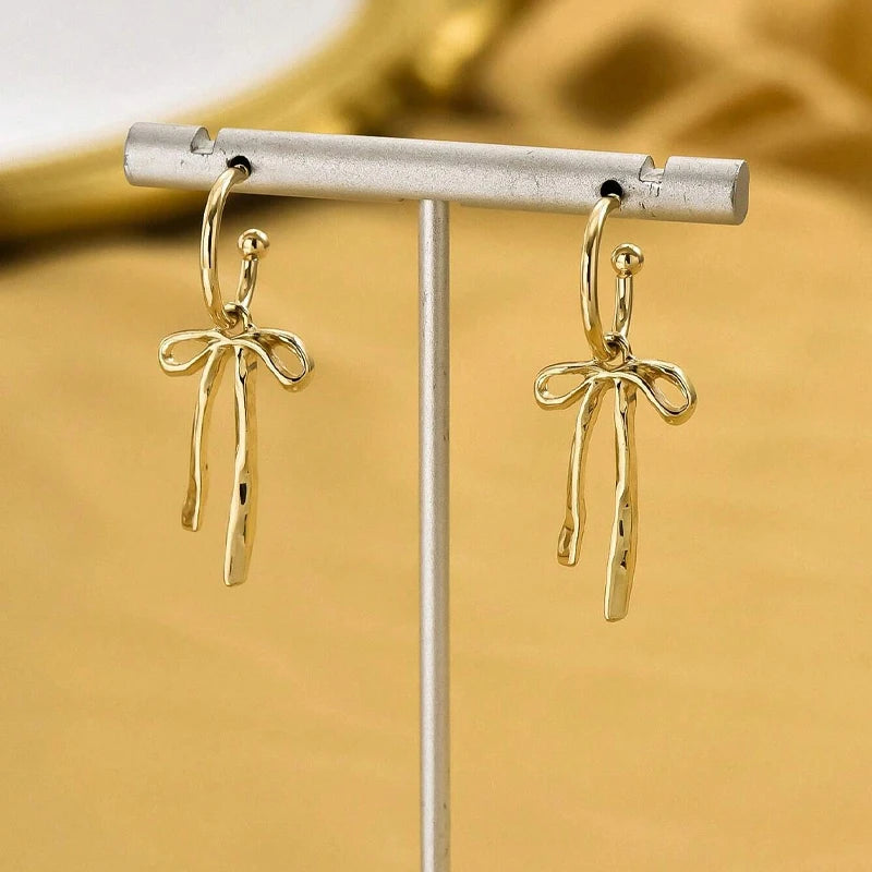 Luxury Fashion Bowknot Earrings