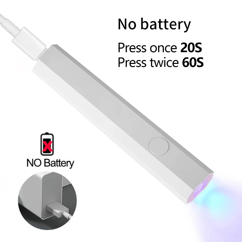 Mini UV Light Cure Lamp - For Gel Nails