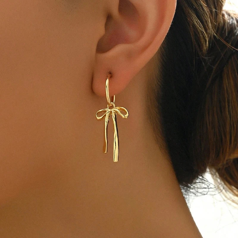 Luxury Fashion Bowknot Earrings