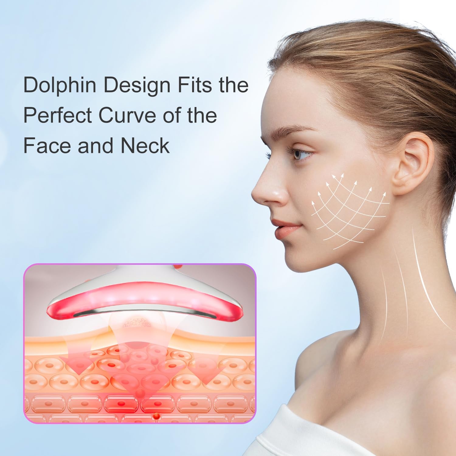 Facial Massager for Face and Neck – Skin Tightening & Lifting Tool for Anti-Aging