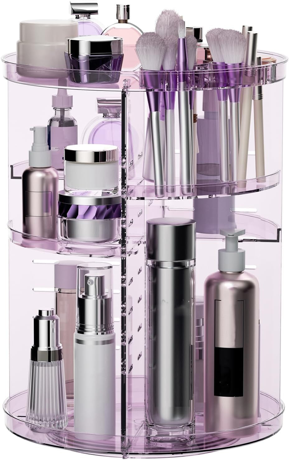 Rotating Makeup Organizer, 8 Adjustable Layers