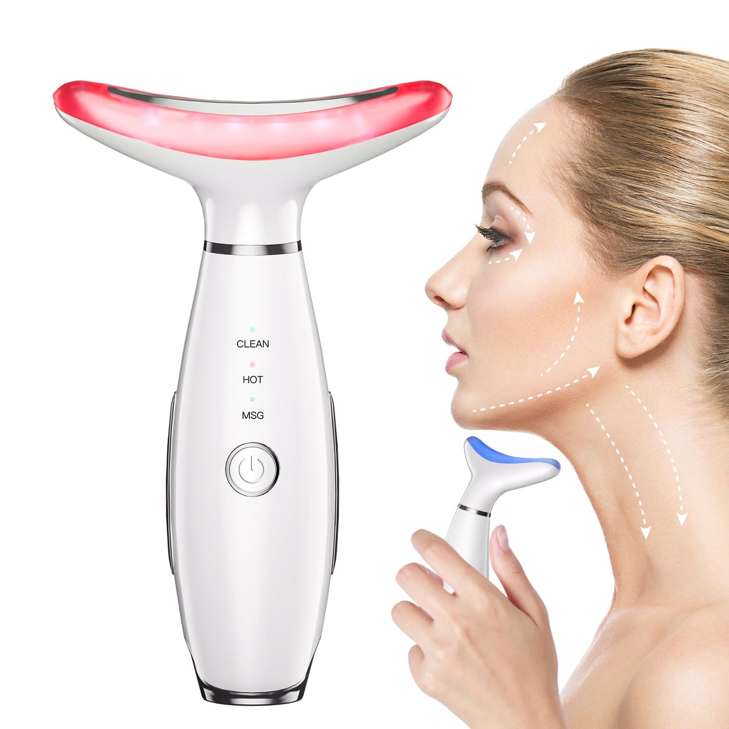 Facial Massager for Face and Neck – Skin Tightening & Lifting Tool for Anti-Aging