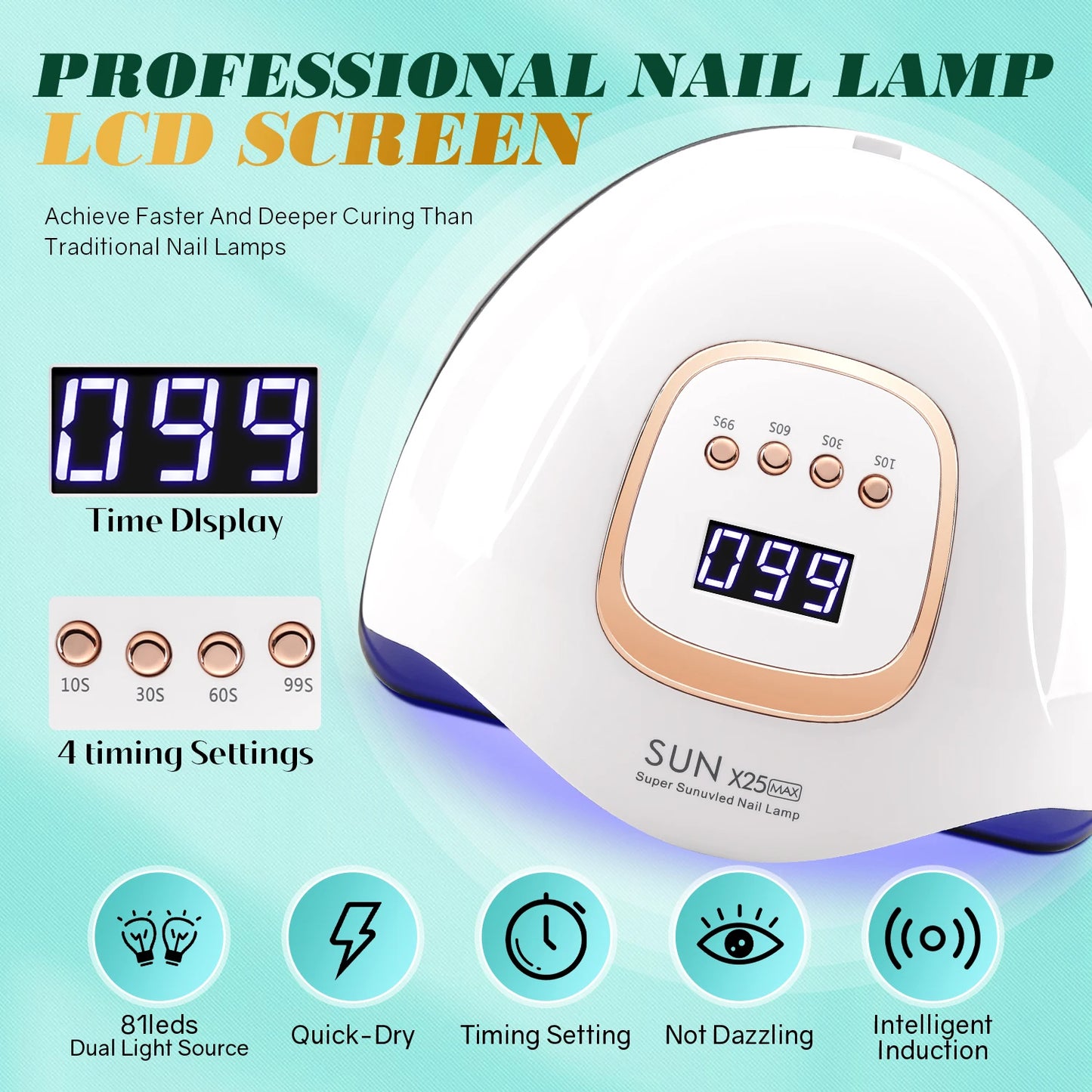 UV LED Curing Nail Lamp 380W