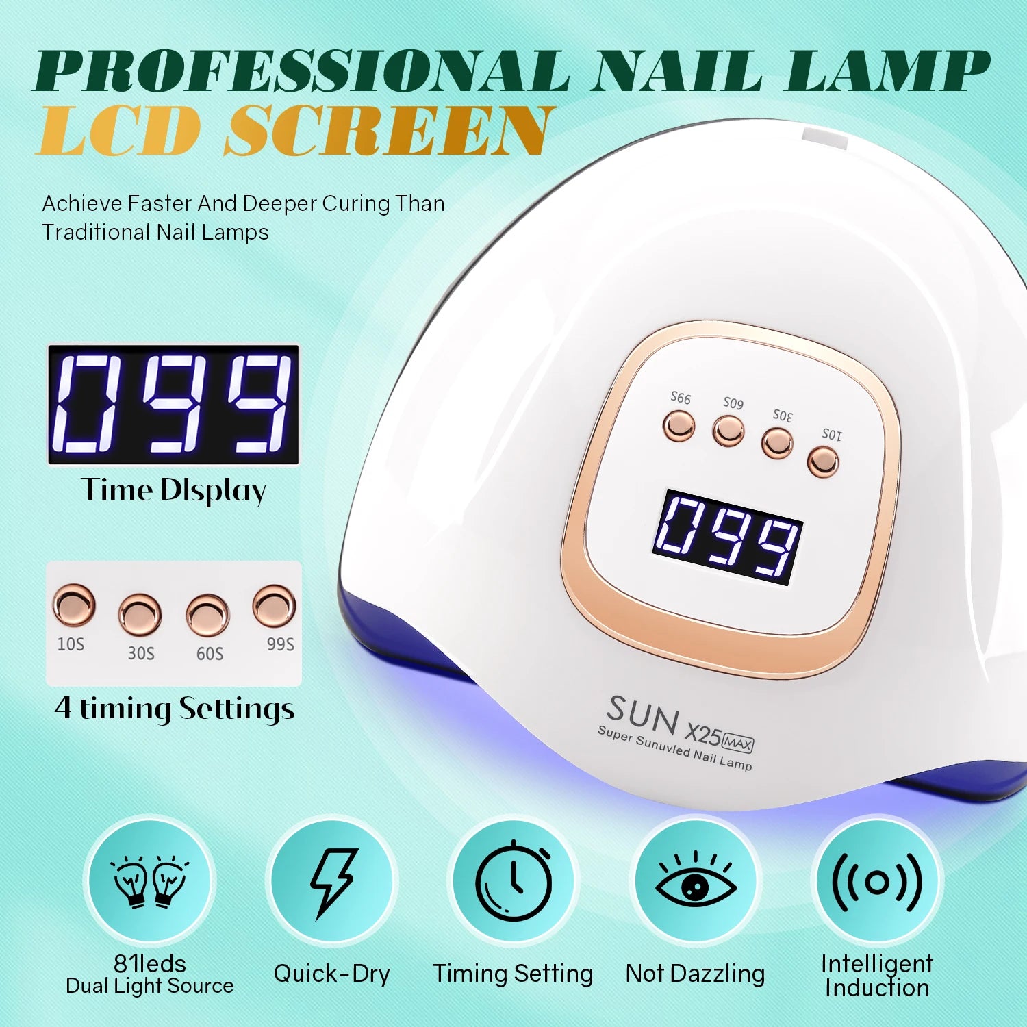 UV LED Curing Nail Lamp 380W
