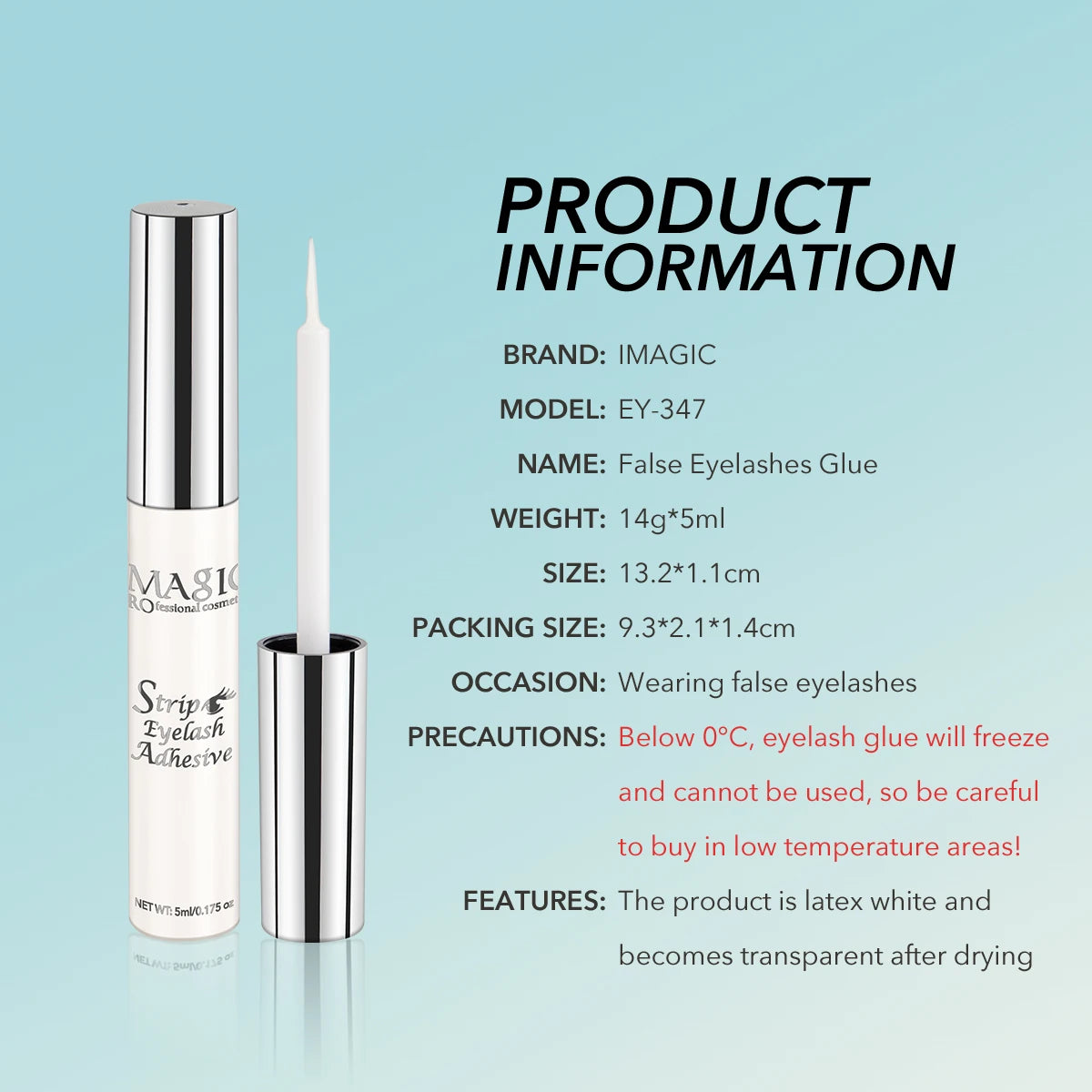 False Eyelash Extension Glue Waterproof Fast Dry