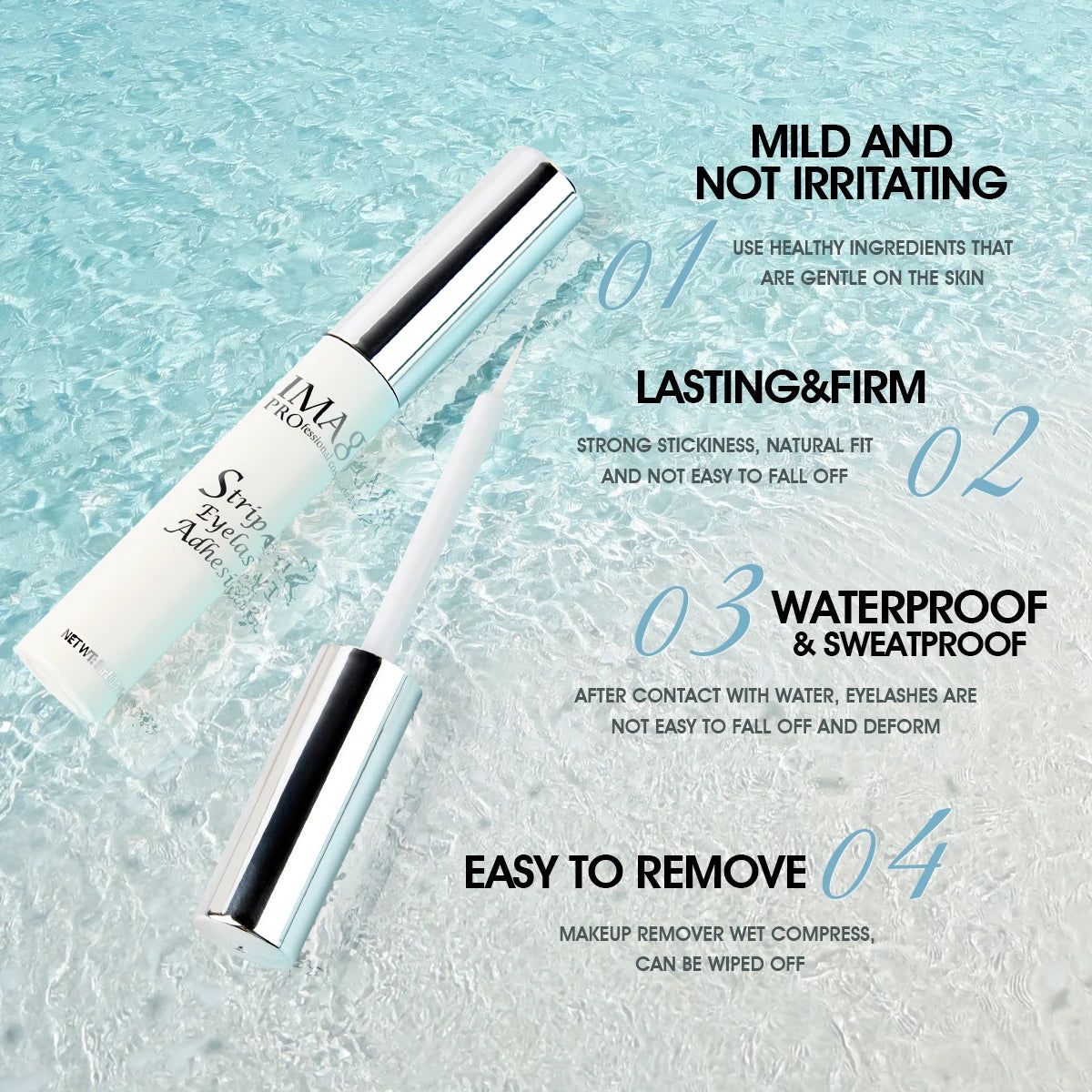 False Eyelash Extension Glue Waterproof Fast Dry