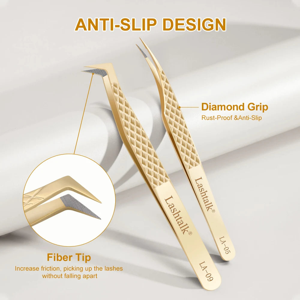 Lashtalk Precision Tweezer - Eyelash Extensions Set