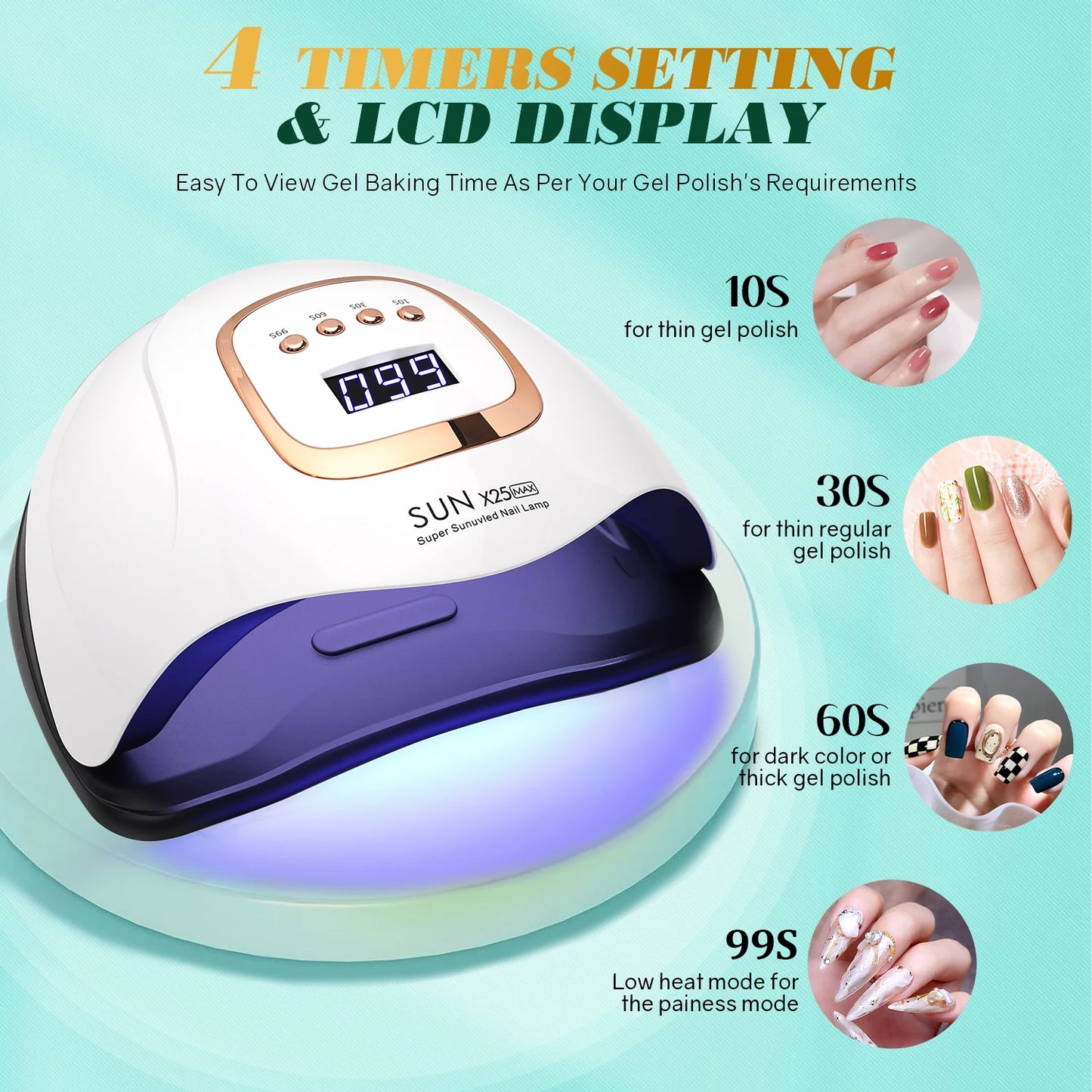 UV LED Curing Nail Lamp 380W