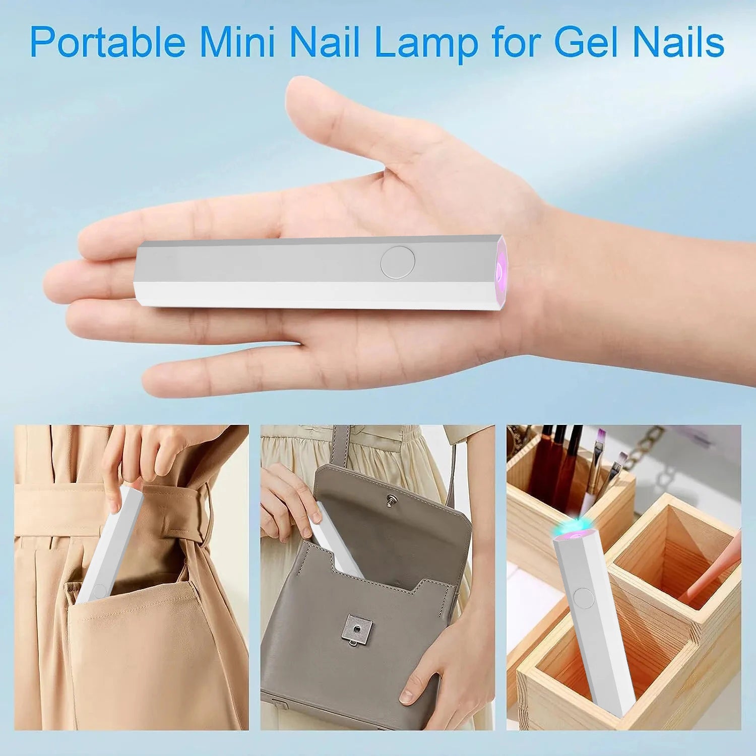 Mini UV Light Cure Lamp - For Gel Nails
