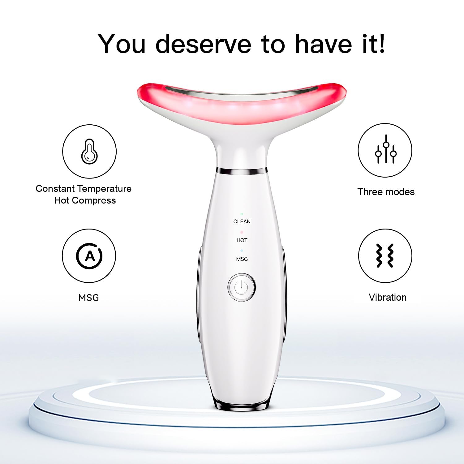 Facial Massager for Face and Neck – Skin Tightening & Lifting Tool for Anti-Aging