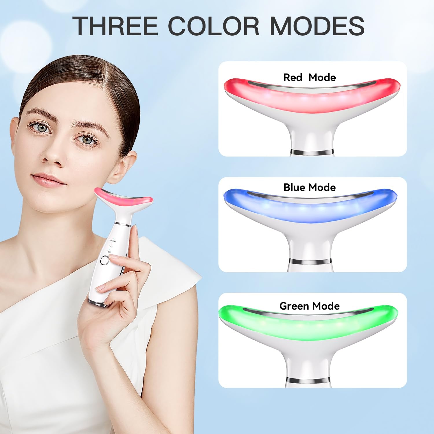 Facial Massager for Face and Neck – Skin Tightening & Lifting Tool for Anti-Aging
