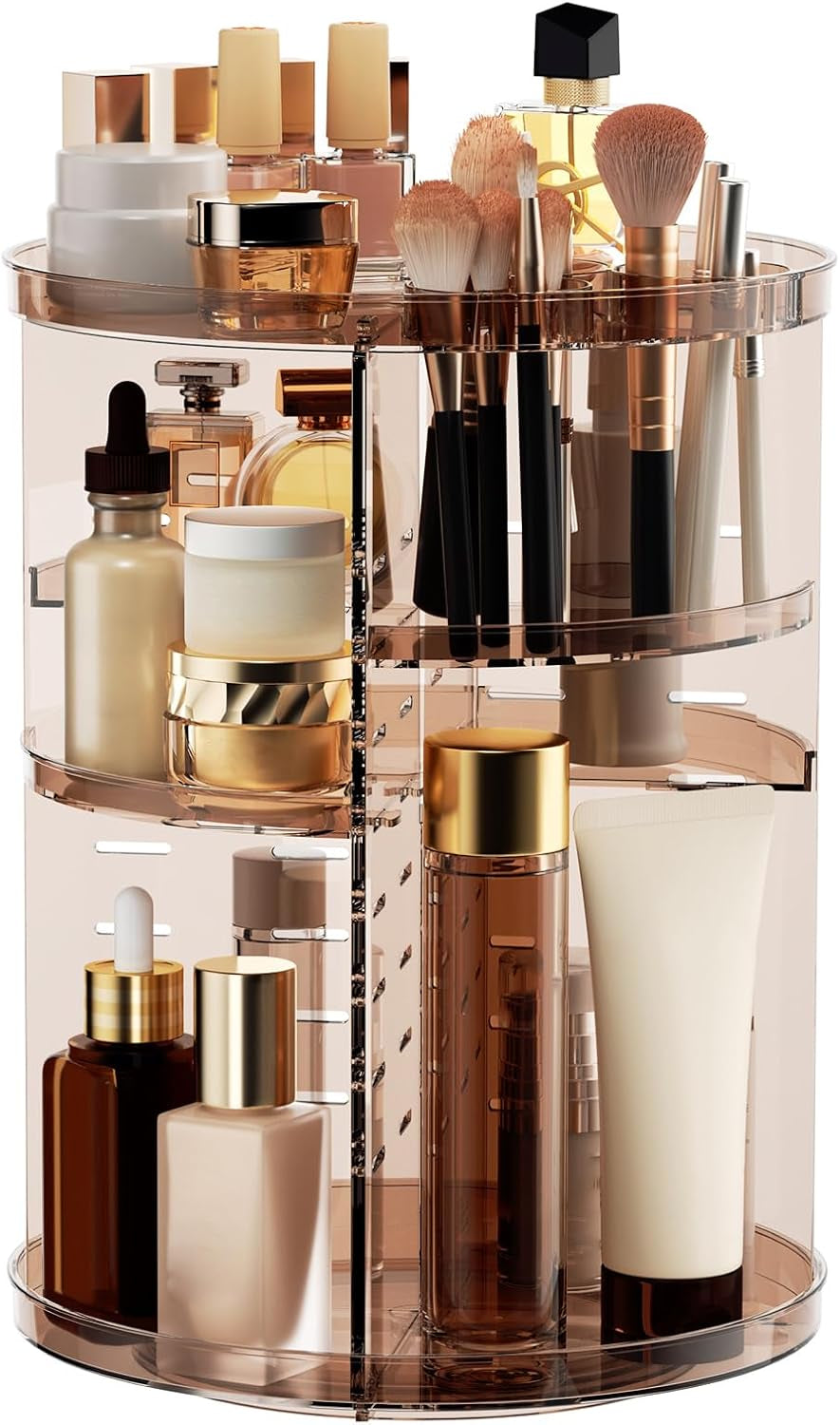 Rotating Makeup Organizer, 8 Adjustable Layers