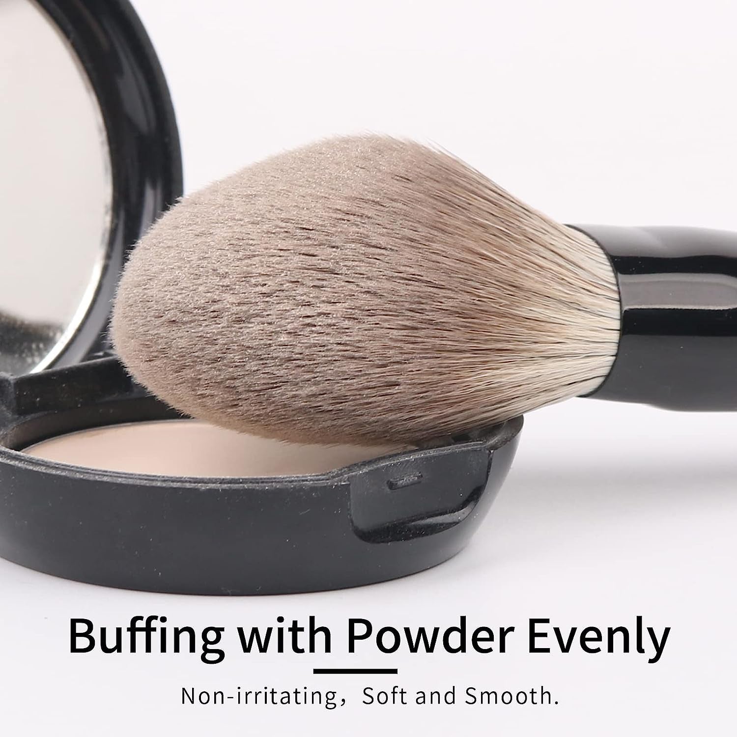 Natural Goat Hair Makeup Brush Set with Case