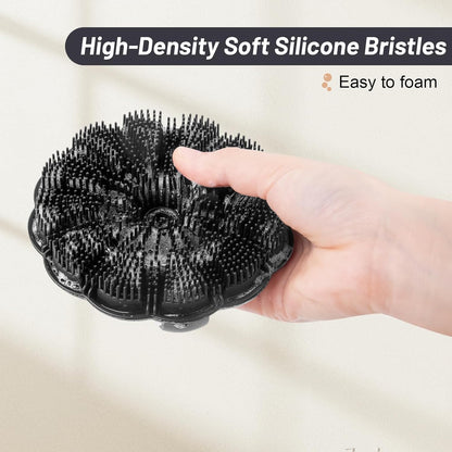  Shower Brush Exfoliating Silicone Scrubber