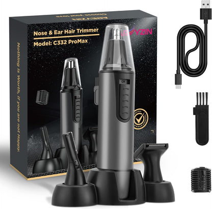 Nose Hair Trimmer for Men - Rechargeable - Waterproof