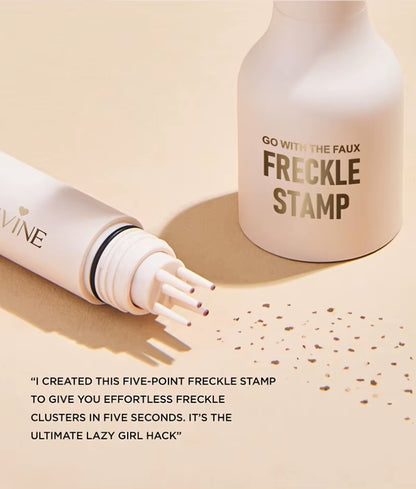 4-In-1 Natural Freckle Stamp Fast-Dry,Waterproof,Light Coverage,Temporary 