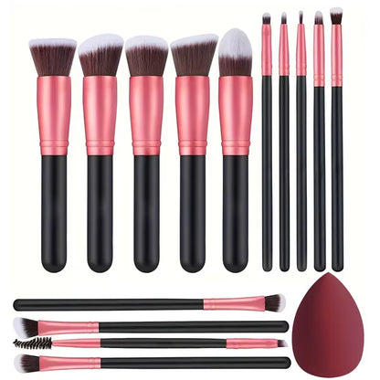  Makeup Brushes Set Soft Fluffy Foundation - Blush - Eyeshadow 