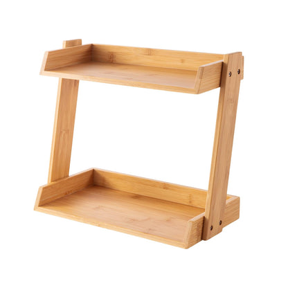 Bamboo Makeup & Countertop Organizer