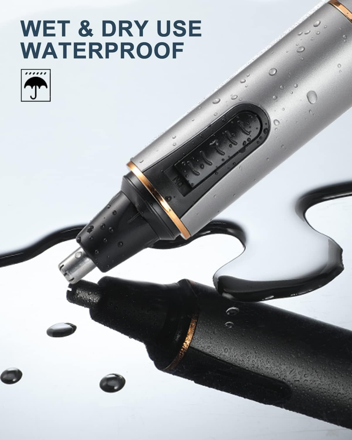 Nose Hair Trimmer for Men - Rechargeable - Waterproof