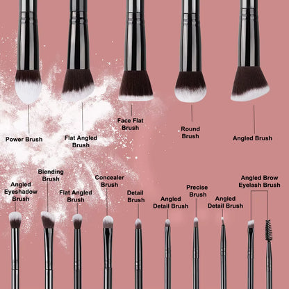  Makeup Brushes Set Soft Fluffy Foundation - Blush - Eyeshadow 