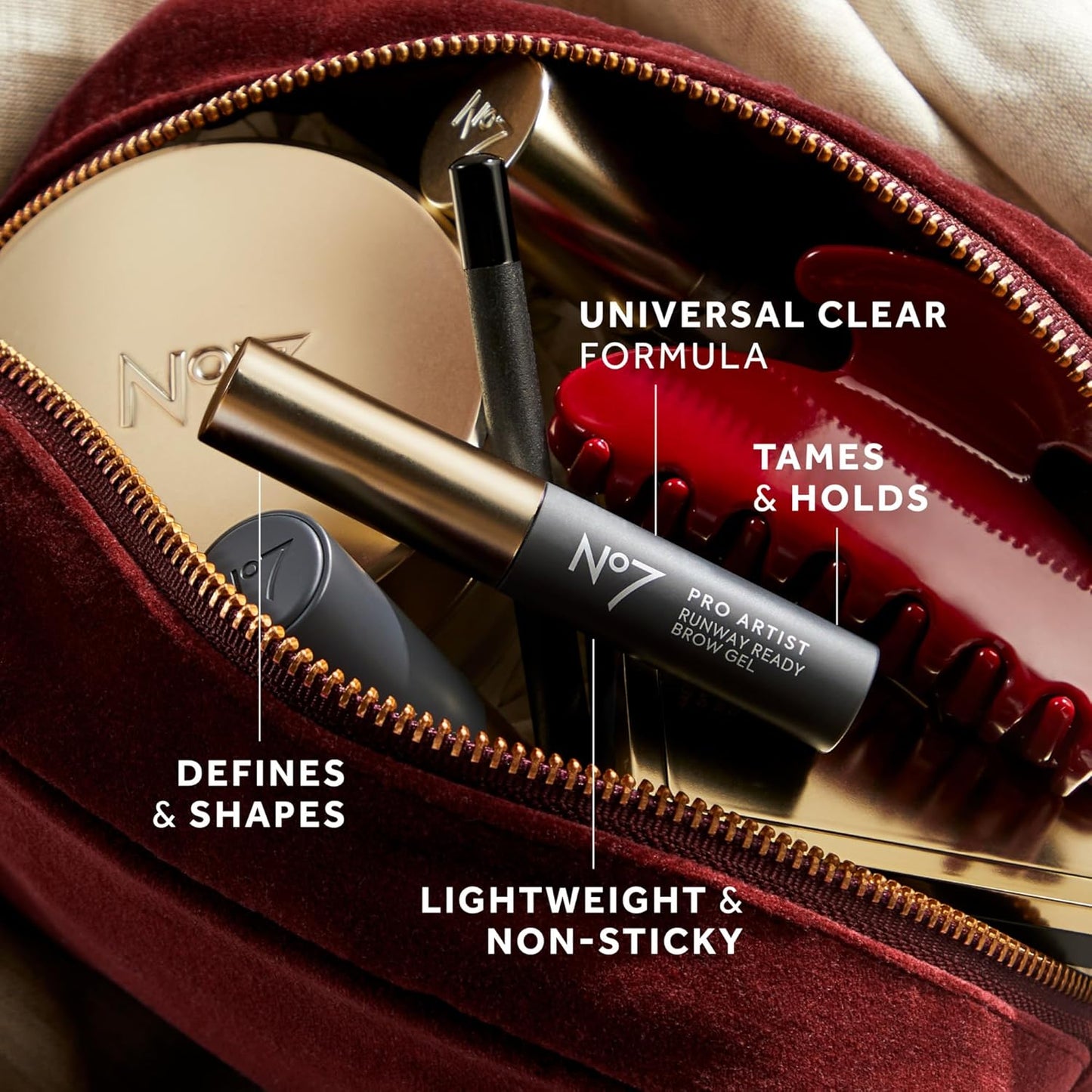 Pro Artist Clear Eyebrow Gel - Lightweight Brow Gel