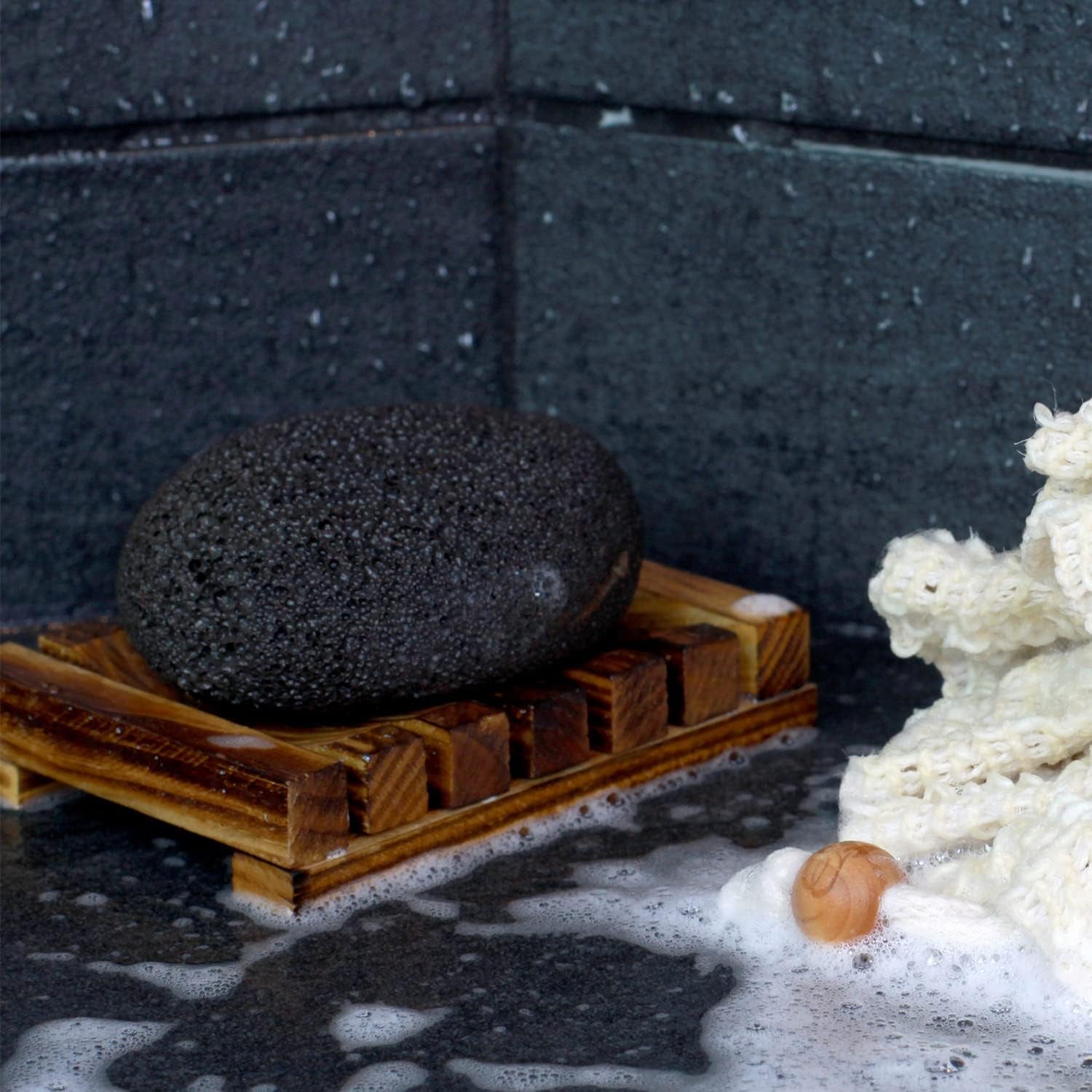 Pumice Stone for Feet - Lava Foot Scrub, Cleaning & Exfoliating Hard Dead Skin