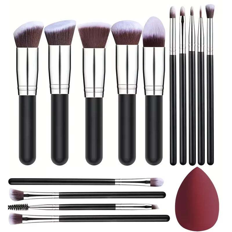  Makeup Brushes Set Soft Fluffy Foundation - Blush - Eyeshadow 