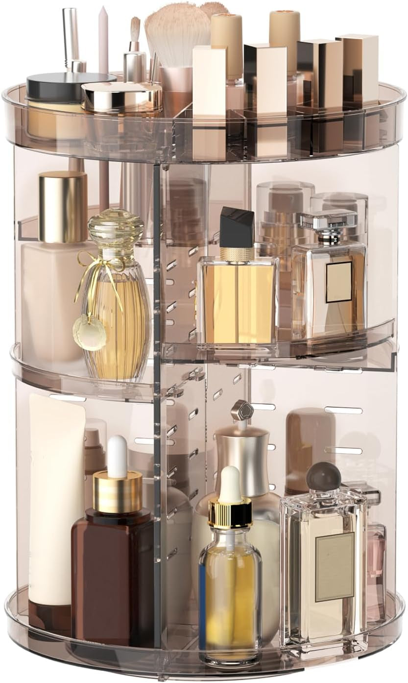 Rotating Makeup Organizer, 8 Adjustable Layers