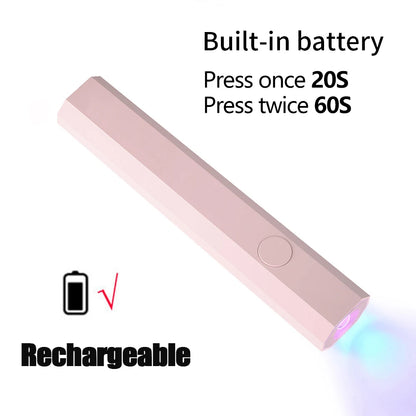 Mini UV Light Cure Lamp - For Gel Nails