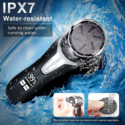 Electric Callus Remover for Feet with Vacuum, Professional Pedicure Tool, Rechargeable 