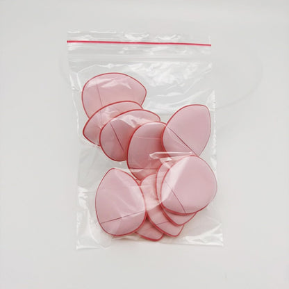 7Pcs Pink Finger Puff, Mini Makeup Sponge Puff