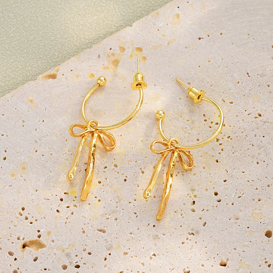 Luxury Fashion Bowknot Earrings