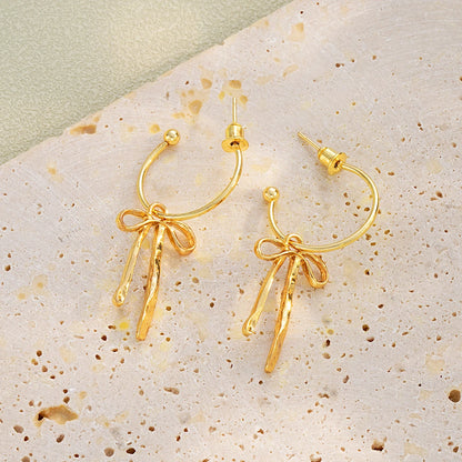  Luxury Fashion Bowknot Earrings 