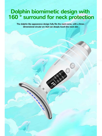 7-in-1 LED Light Therapy Face & Neck Beauty Device