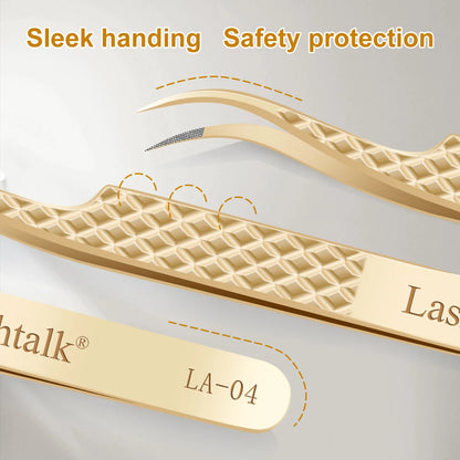 Lashtalk Precision Tweezer - Eyelash Extensions Set 