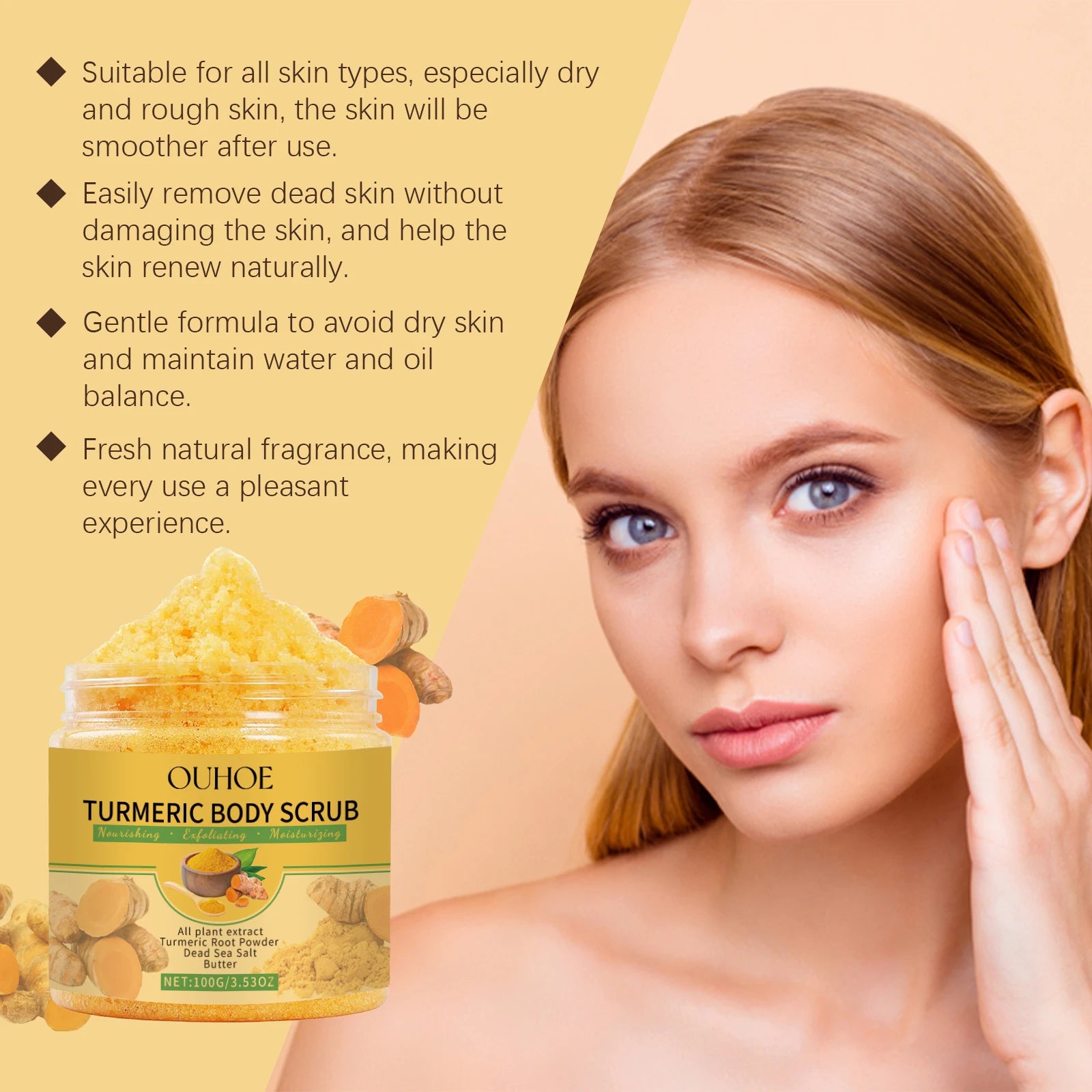 Exfoliating Turmeric Body Scrub 
