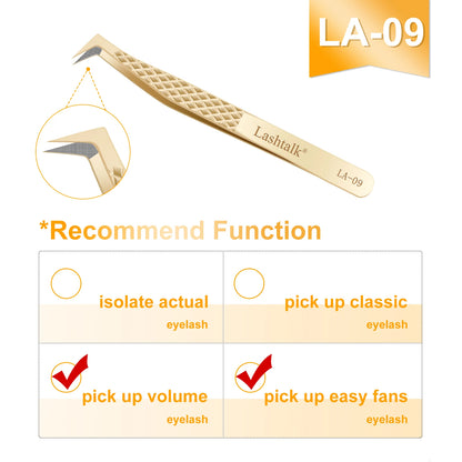 Lashtalk Precision Tweezer - Eyelash Extensions Set 