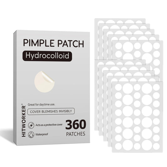 360Pcs Face Acne Patch Invisible Skin Care Pimple Acne Patches Anti-Inflammatory Healing Absorbing Spot Sticker 