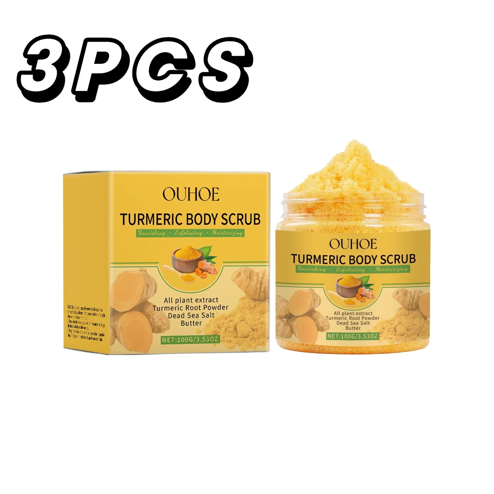 Exfoliating Turmeric Body Scrub 
