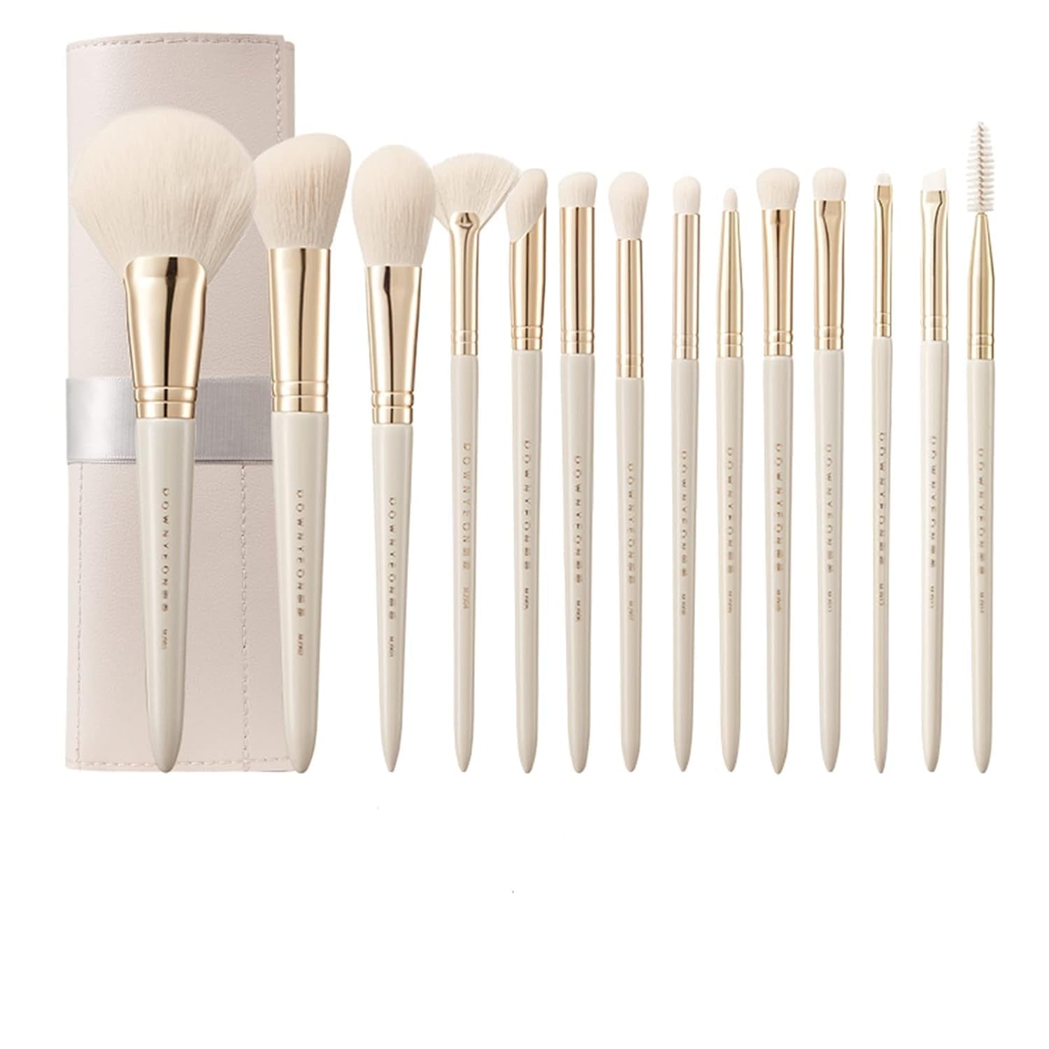 Makeup Brush Set: 14 Professional Makeup Brush Set Plant Fiber Bionic Silk