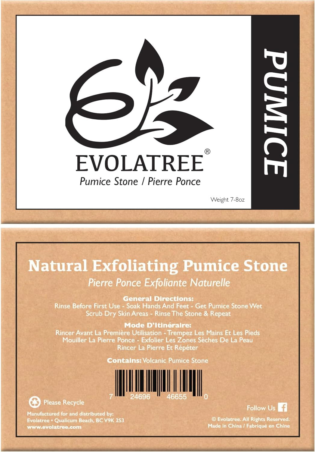 Pumice Stone for Feet - Lava Foot Scrub, Cleaning & Exfoliating Hard Dead Skin