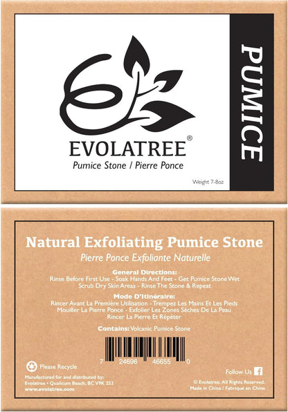 Pumice Stone for Feet - Lava Foot Scrub, Cleaning & Exfoliating Hard Dead Skin