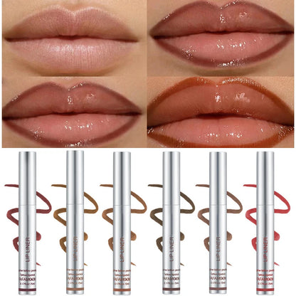 Peel-Off Lip Liner Tint – Waterproof, Kiss-Proof Lip Stain for Bold, Defined Lips