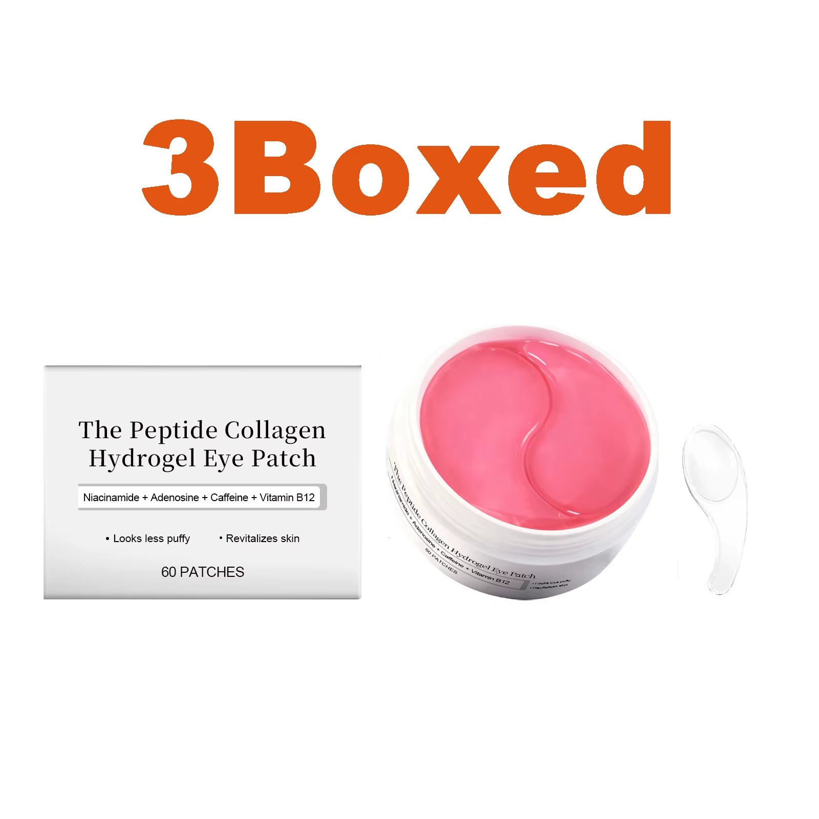 Peptide Collagen Hydrogel Eye Patch Reduce Wrinkles Dark Circles