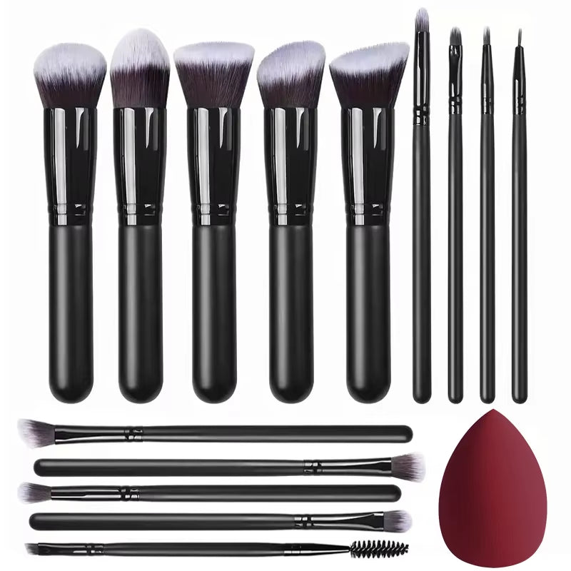  Makeup Brushes Set Soft Fluffy Foundation - Blush - Eyeshadow 