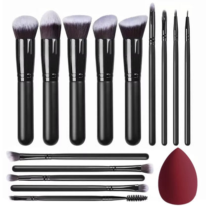  Makeup Brushes Set Soft Fluffy Foundation - Blush - Eyeshadow 