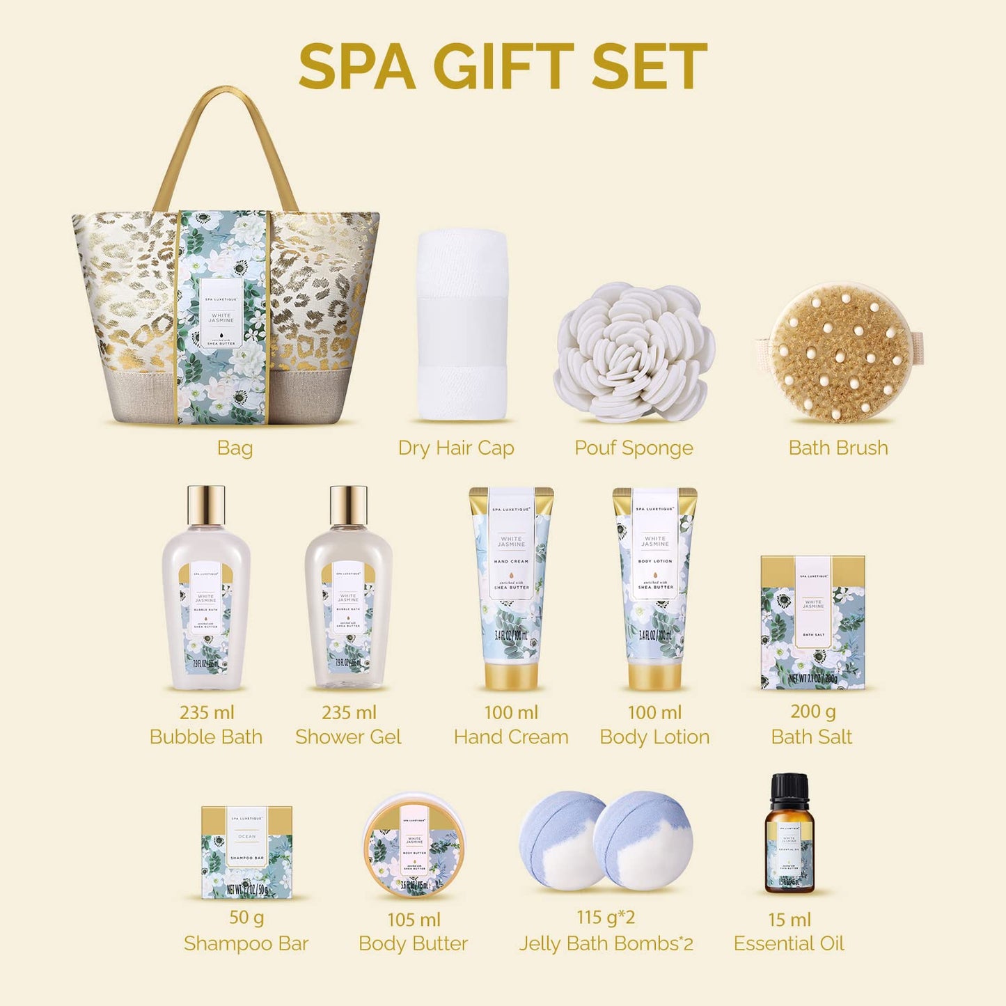 Luxury Relaxing Spa Gift Baskets for Women 