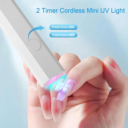 Mini UV Light Cure Lamp - For Gel Nails