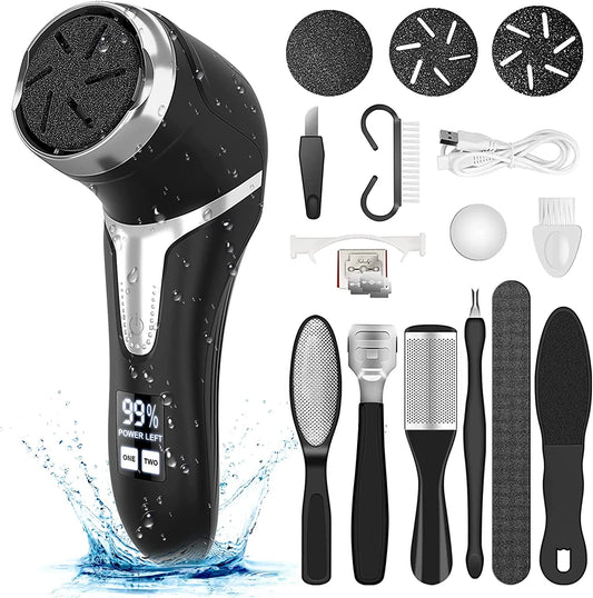 Electric Callus Remover for Feet with Vacuum, Professional Pedicure Tool, Rechargeable 