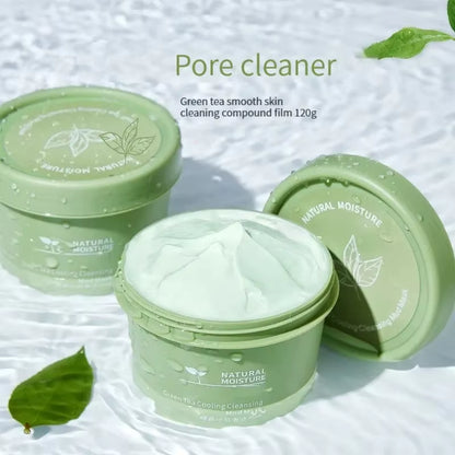 Green Tea Ice Mud Mask Cleansing Moisturizing Oil Control Blackhead Removal